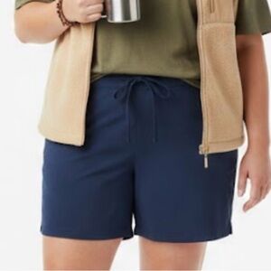 Magellan Outdoors Blue Bermuda Shorts Classic Tailored Design